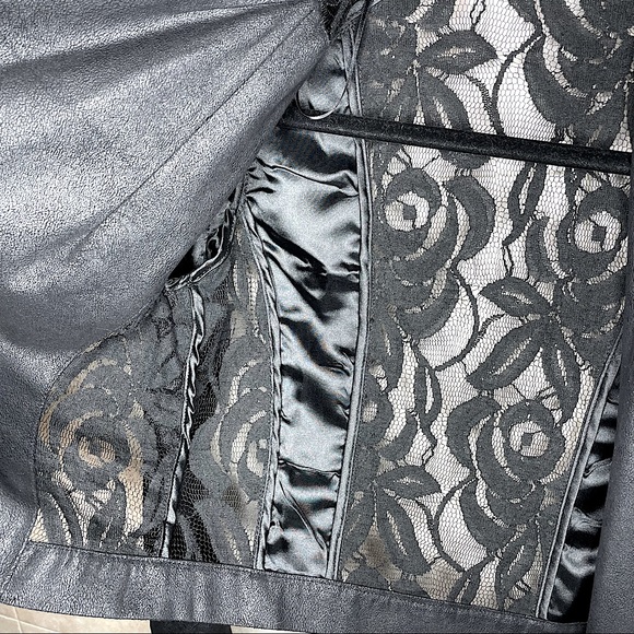 🔥MYSTREE Black Blazer Top Cardigan Small🔥 - Picture 3 of 5